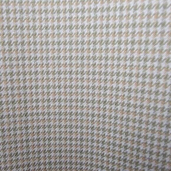 Khaki Houndstooth Pattern Zero Restriction Golf Outerwear Windwear Pullover - Picture 3 of 14